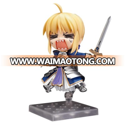 custom  pvc 3d japanese unique girl anime fate stay night saber figures